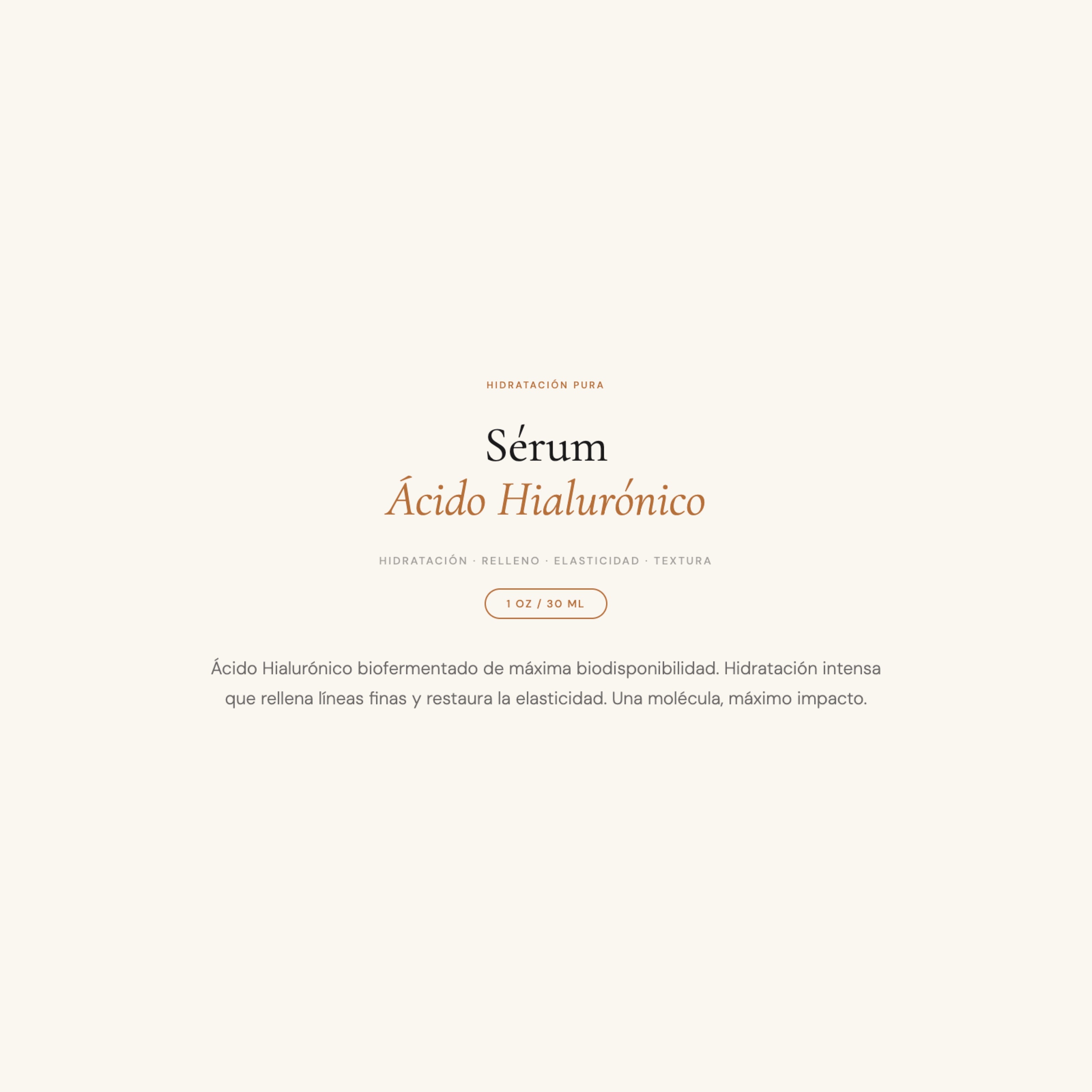 Hyaluronic Acid Serum