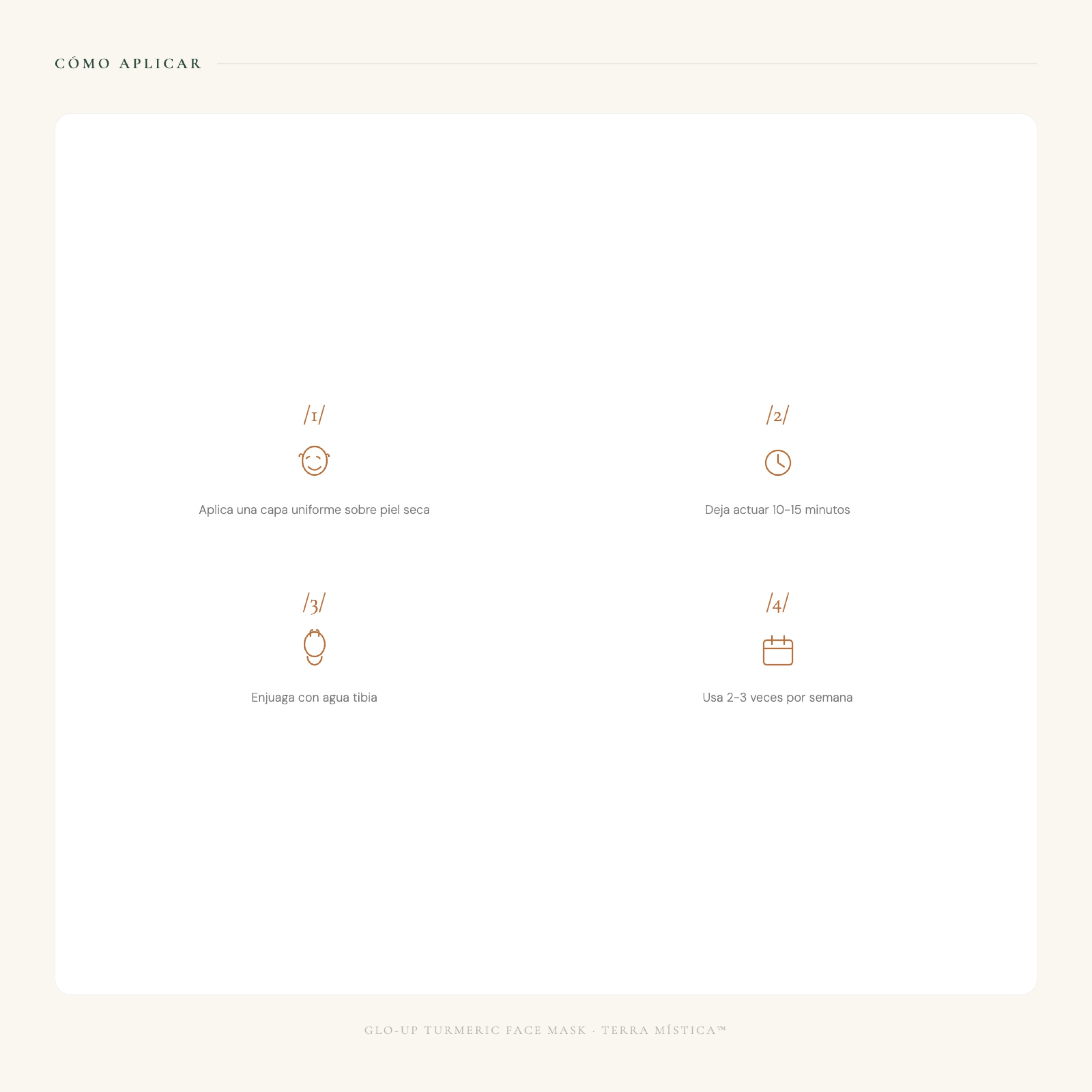 Glo-up Turmeric Face Mask