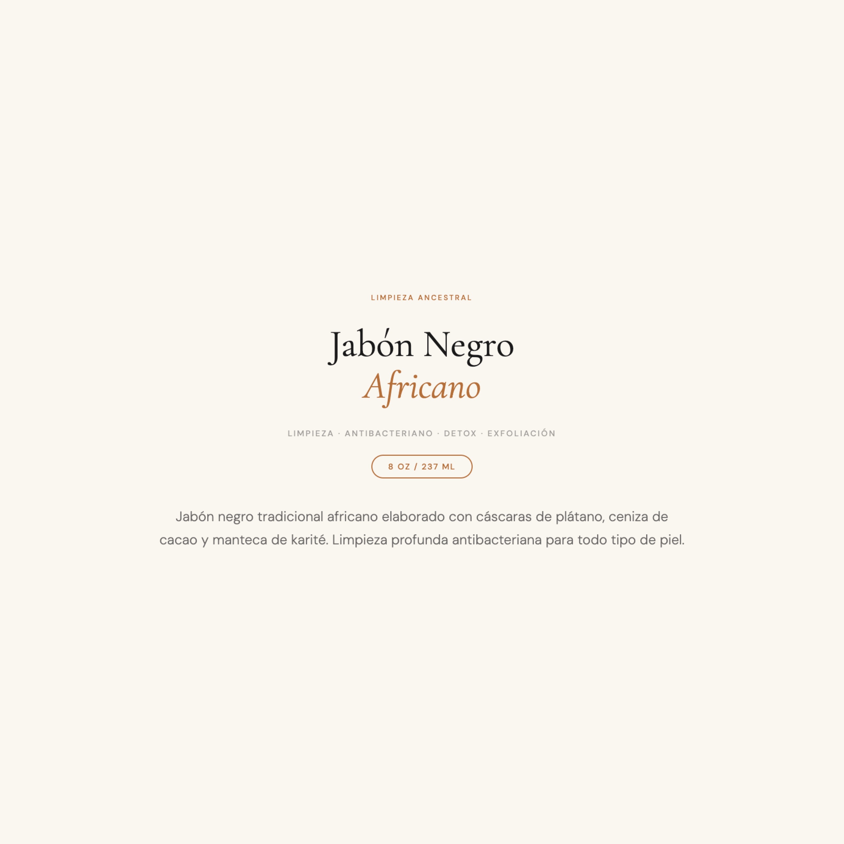 Jabón Negro