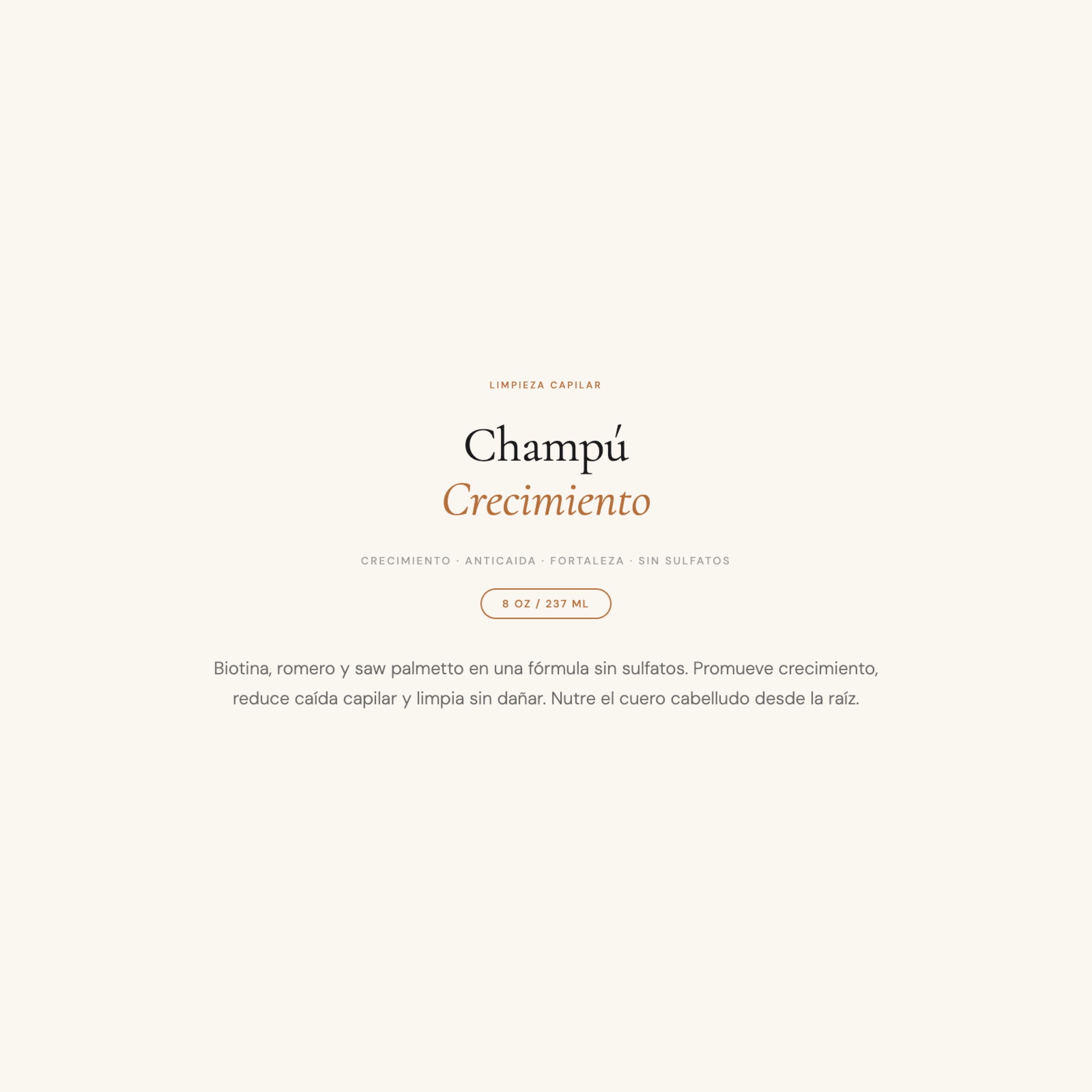 Shampoo en barra Hidden Waterfall™ para el crecimiento