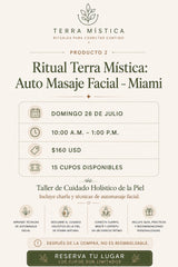 Ritual Terra Mística:  Auto Masaje Facial | Miami | Julio 26