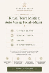 Terra Mística Ritual: Facial Self-Massage Workshop | Miami | July 25